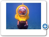 Papa Noel sous l'eau / Santa Claus suba-doo Diving