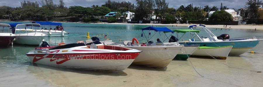 speedboat rental in Mauritius